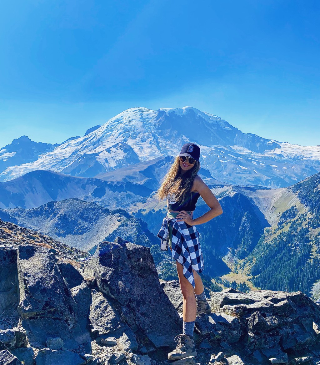 Annie at Mount Rainier — Elevated Midlife Living