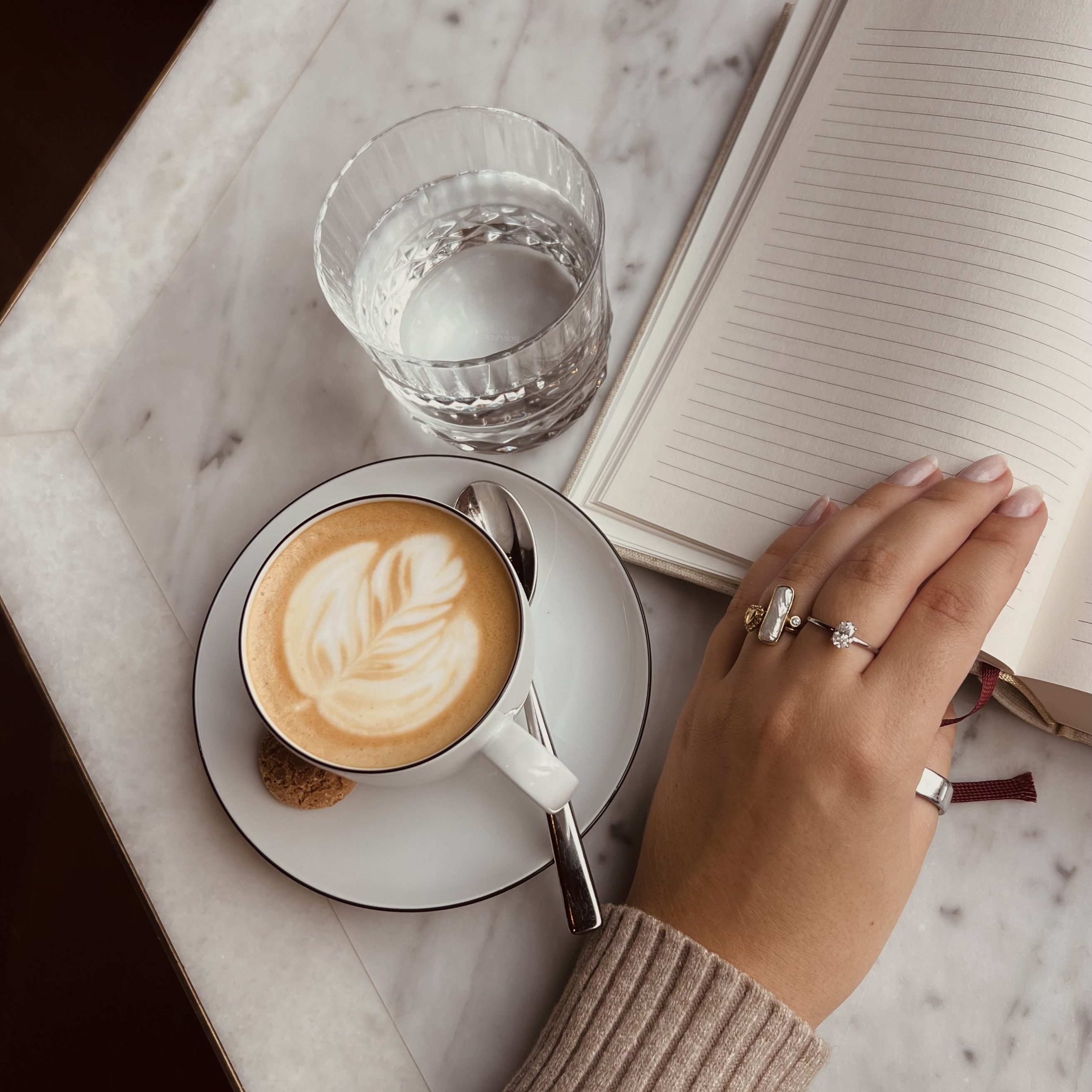 Cozy morning routine. Finding joy in everyday moments.