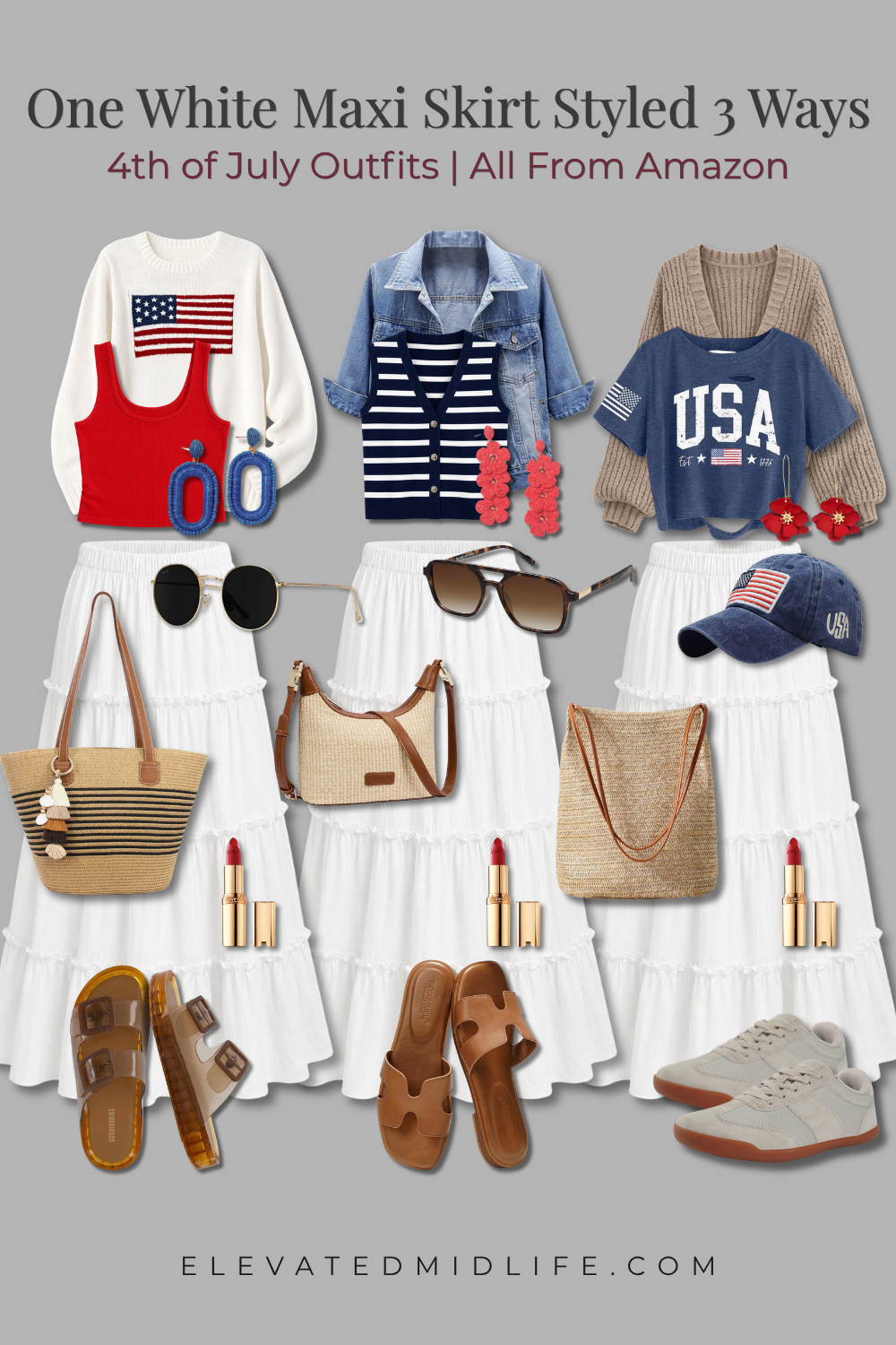 10 4th of July Maxi Outfits for Women Over 40 —Skirts & Dresses From Amazon