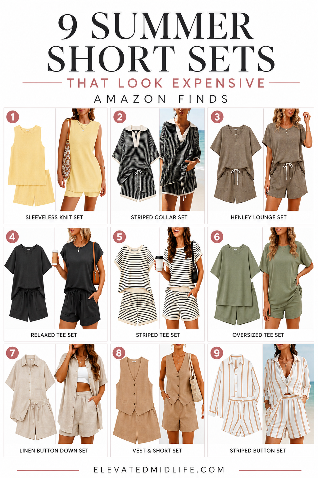 Best Summer Short Sets for Women Over 40: 9 Chic Amazon Matching Sets You’ll Wear All Season