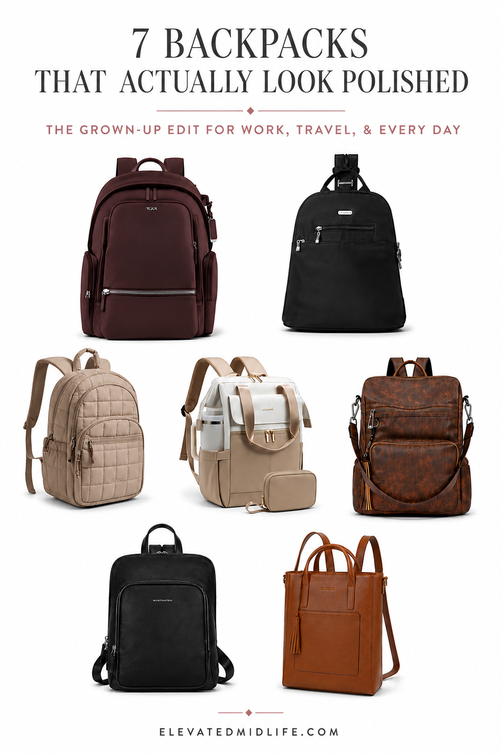 7 Grown-Up Backpacks That Look Polished Enough to Replace Your Handbag
